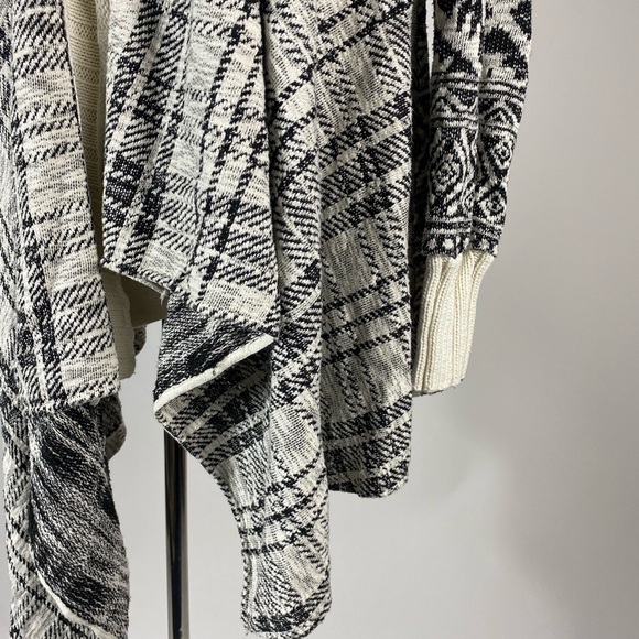 Anthro TINY Asymmetric Open Front Cardigan Cotton - Picture 3 of 8